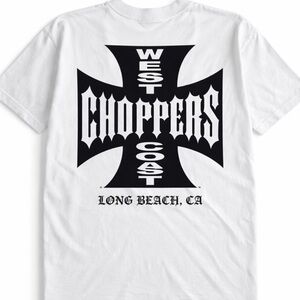 West Coast Choppers White Short-Sleeve Graphic Tee vintage official new size L
